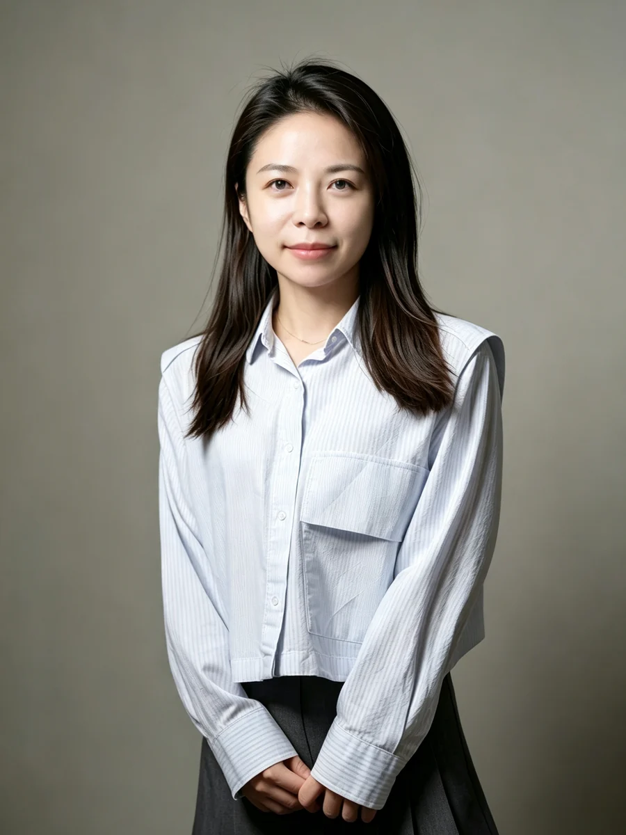 Helen Zhao, founder of Xi'an Study Tours, in a studio portrait